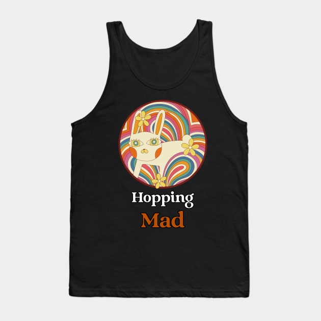 Hopping Mad Rabbit Tank Top by Small Furry Friends